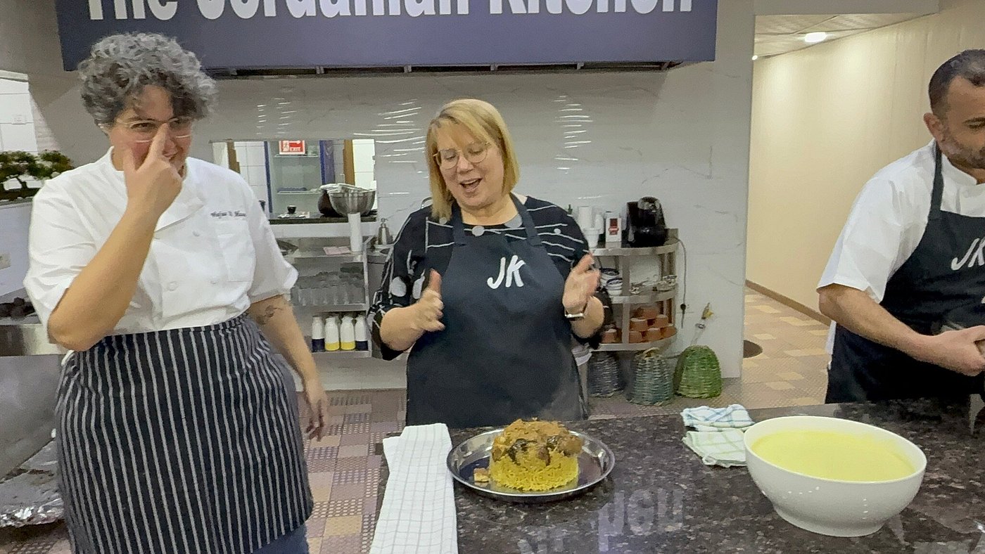 the jordanian kitchen in amman - jordan - cultural experience in Jordan